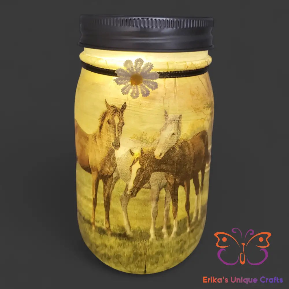 Foal Friends Mason Jar Solar Lights Mason Jar