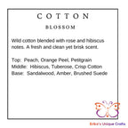 Fragrance Sachet Cotton Blossom Tuberose Sachet