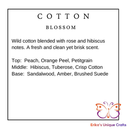 Fragrance Sachet Cotton Blossom Tuberose Sachet