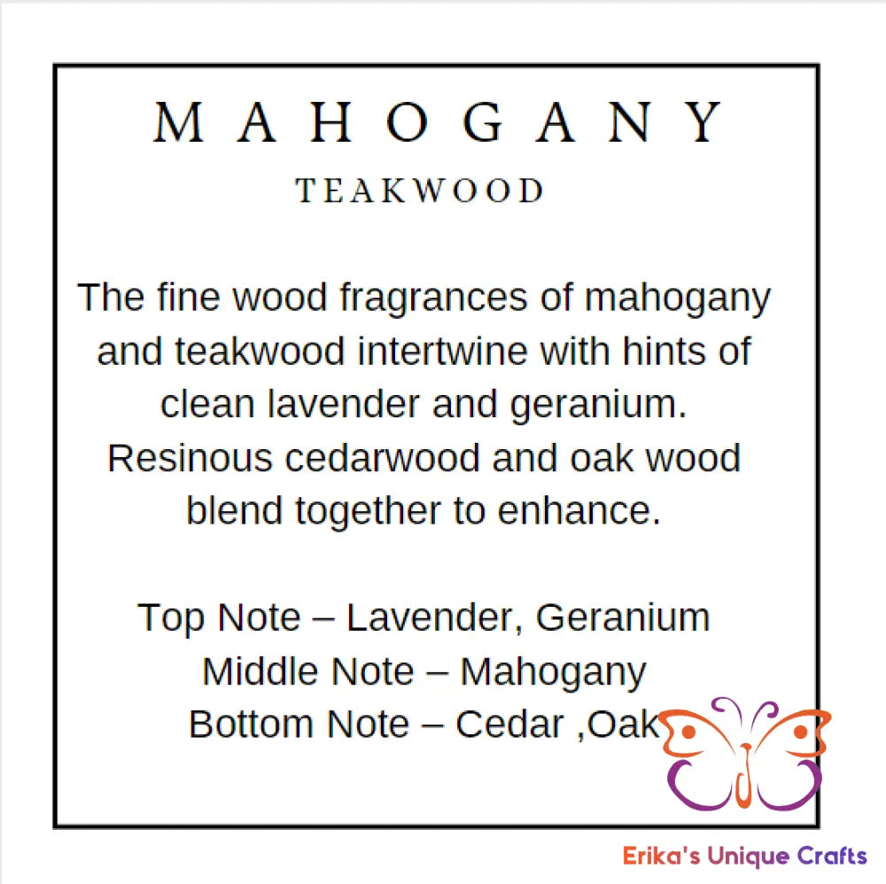 Fragrance Sachet Mahogany Teakwood Sachet