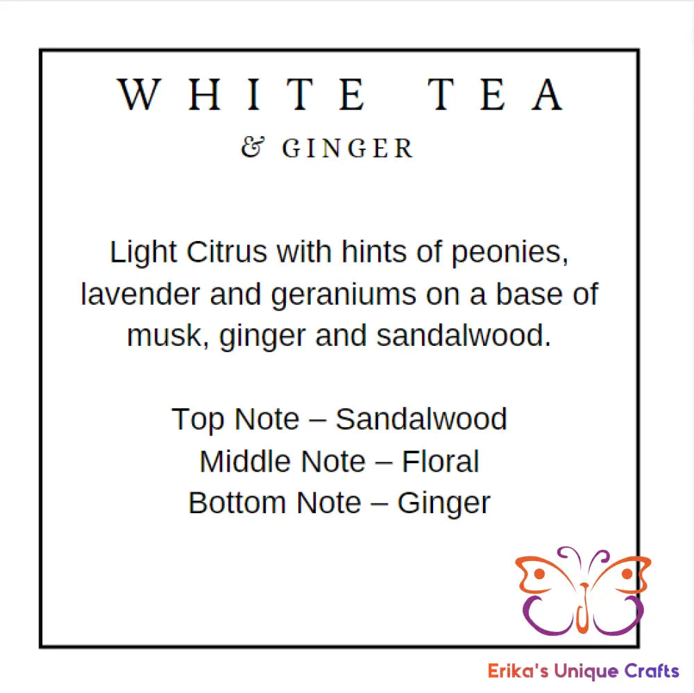 Fragrance Sachet White Tea & Ginger Sachet