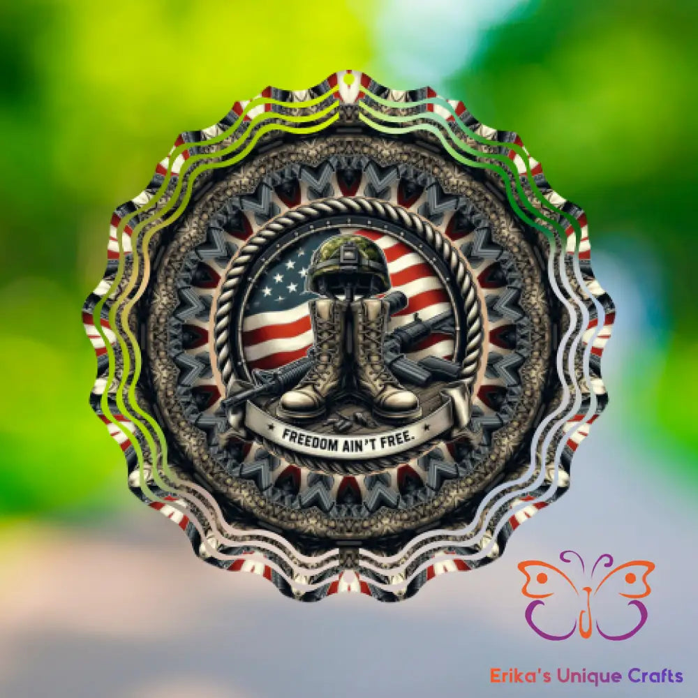 Freedom Ain’t Free Wind Spinner Wind Spinner