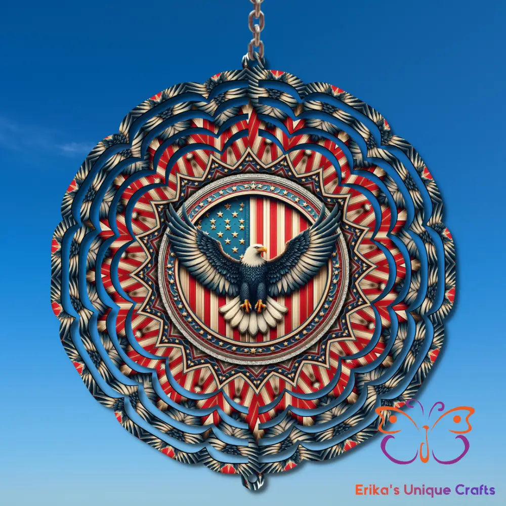 Freedom Eagle Wind Spinner Wind Spinner