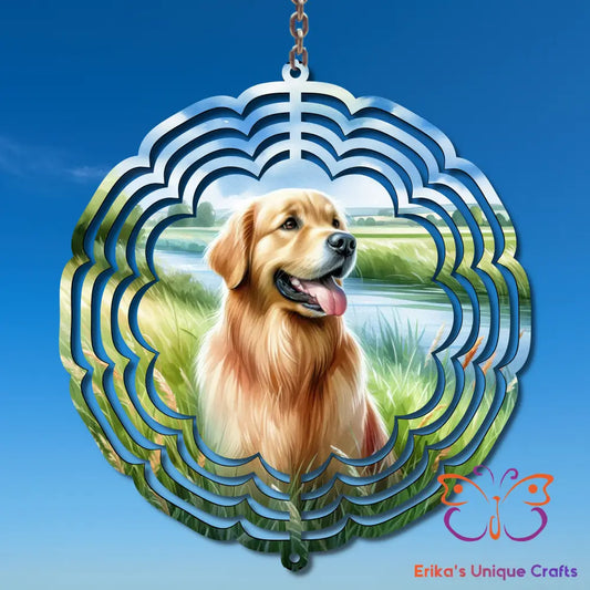 Golden Retriever Wind Spinner Wind Spinner