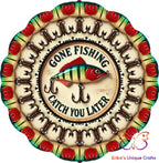 Gone Fishing Wind Spinner Wind Spinner