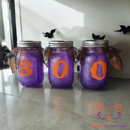 Halloween Boo Jars