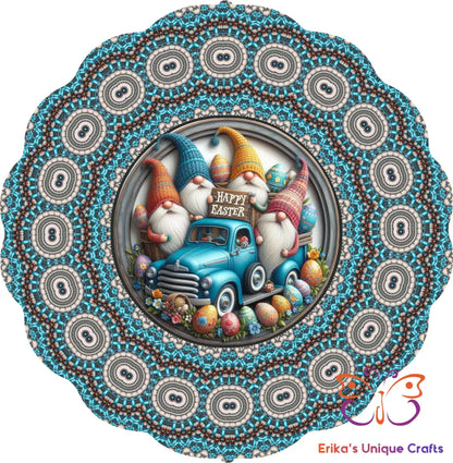 Happy Easter Gnome Wind Spinner
