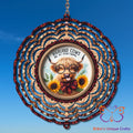 Highland Cow Spirit Animal Wind Spinner Wind Spinner