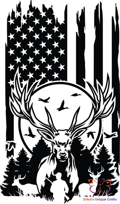 Hunter US Flag Bullet Thermos Bullet Thermos