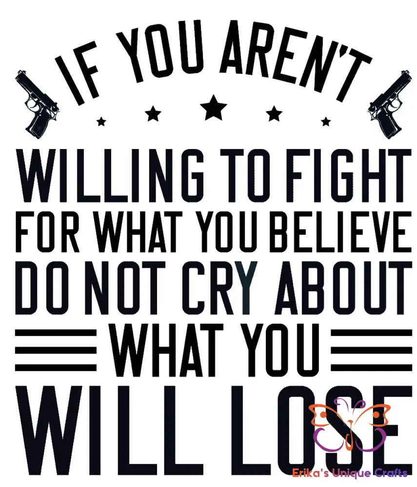 If You Aren’t Willing to Fight Flag Bullet Thermos Bullet Thermos