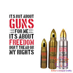 It’s Not About Guns Bullet Thermos Tumbler Bullet Thermos