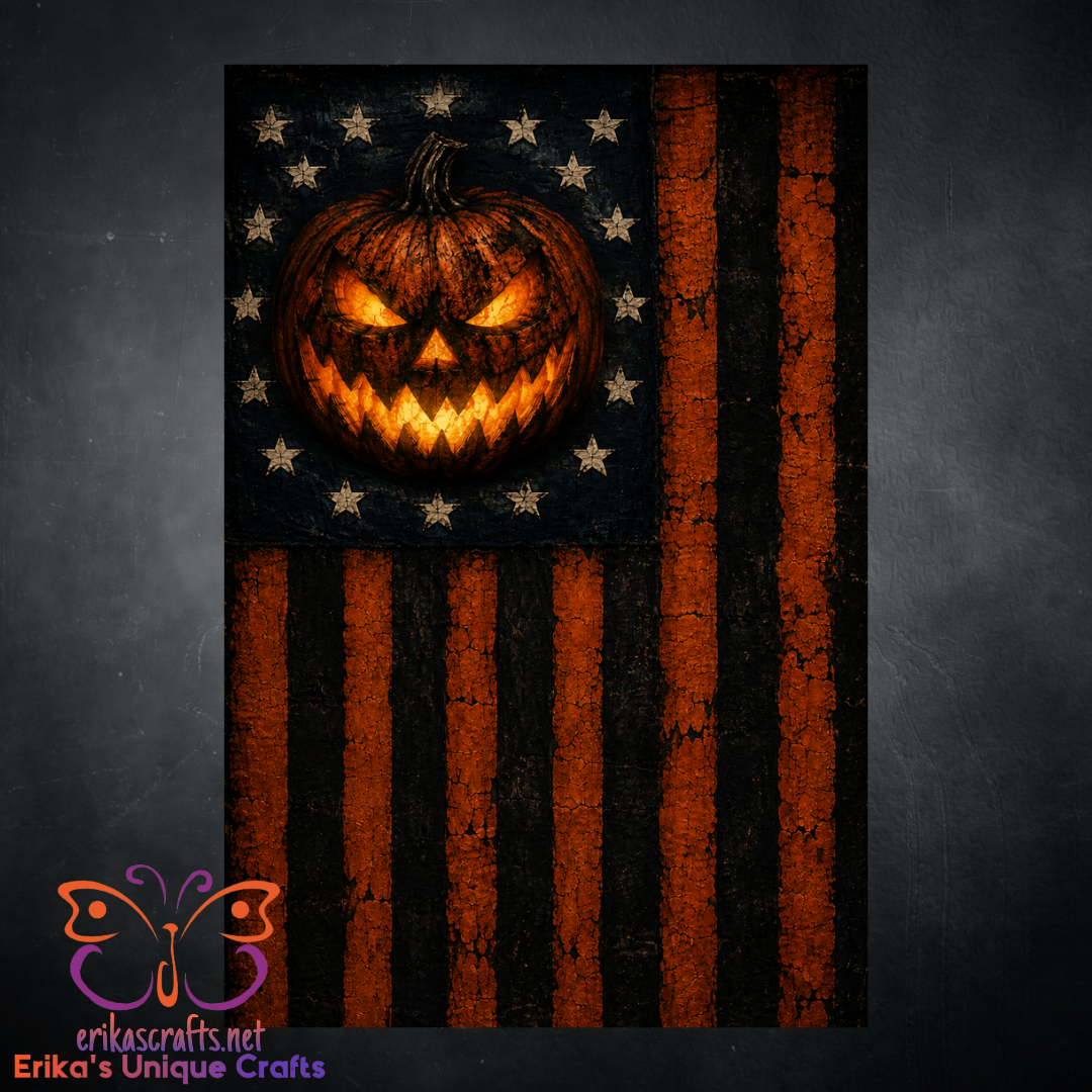 Jack-o'-lantern Flag Garden Flag