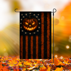 Jack-o'-lantern Flag Garden Flag