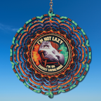 I'm not Lazy Cat Wind Spinner