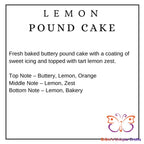 Lemon Pound Cake Wax Melt Paw Wax Melts