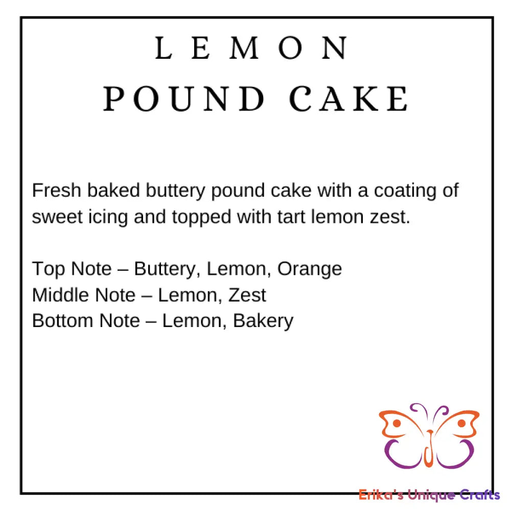 Lemon Pound Cake Wax Melt Paw Wax Melts
