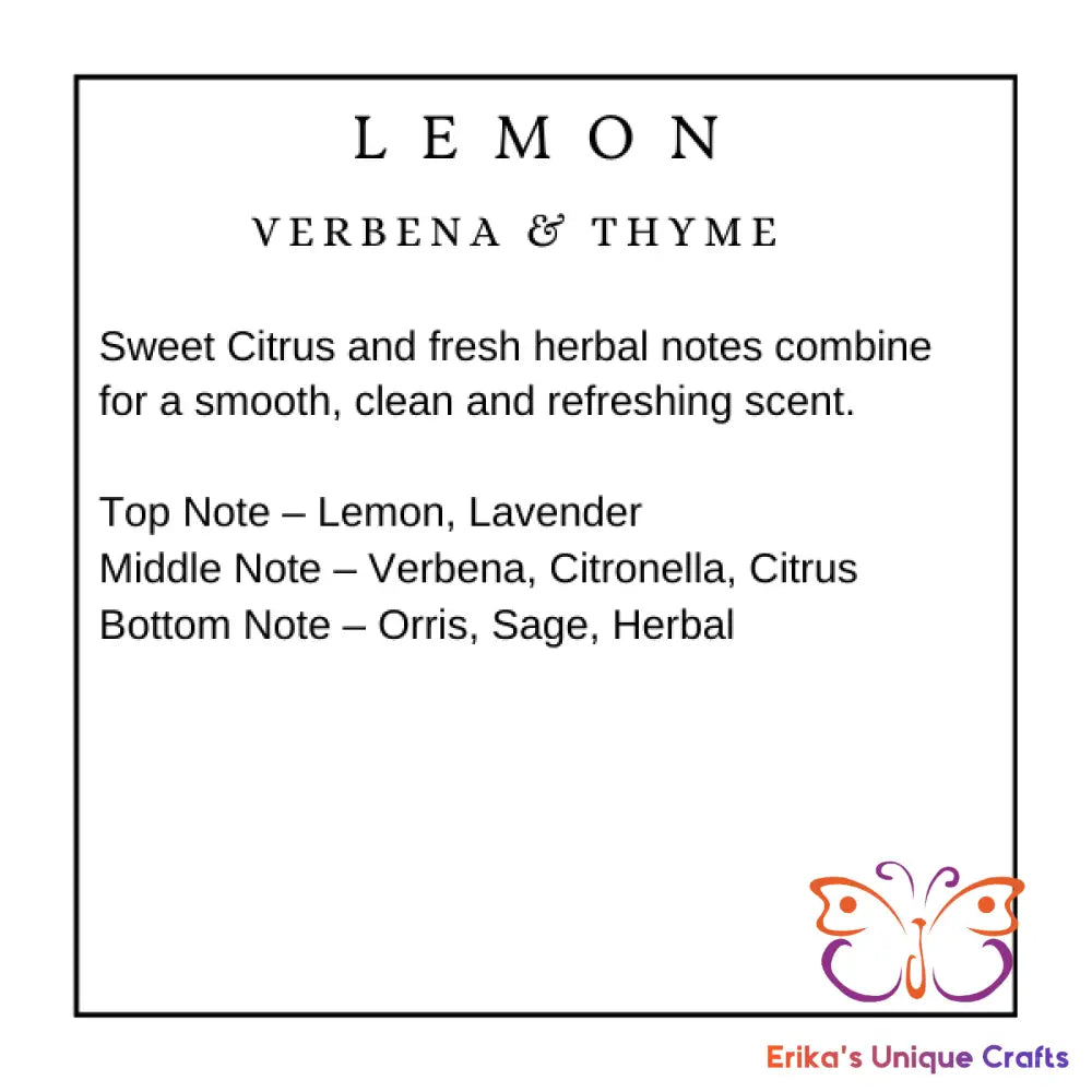 Lemon Verbena & Thyme Wax Melt Jar Wax Melt Jar