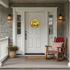 Where Troubles Melt Like Lemon Drops Door Sign