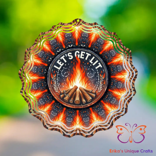 Let’s Get Lit Wind Spinner Wind Spinner