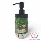 Log Deer Mason Jar Soap Dispenser Mason Jar