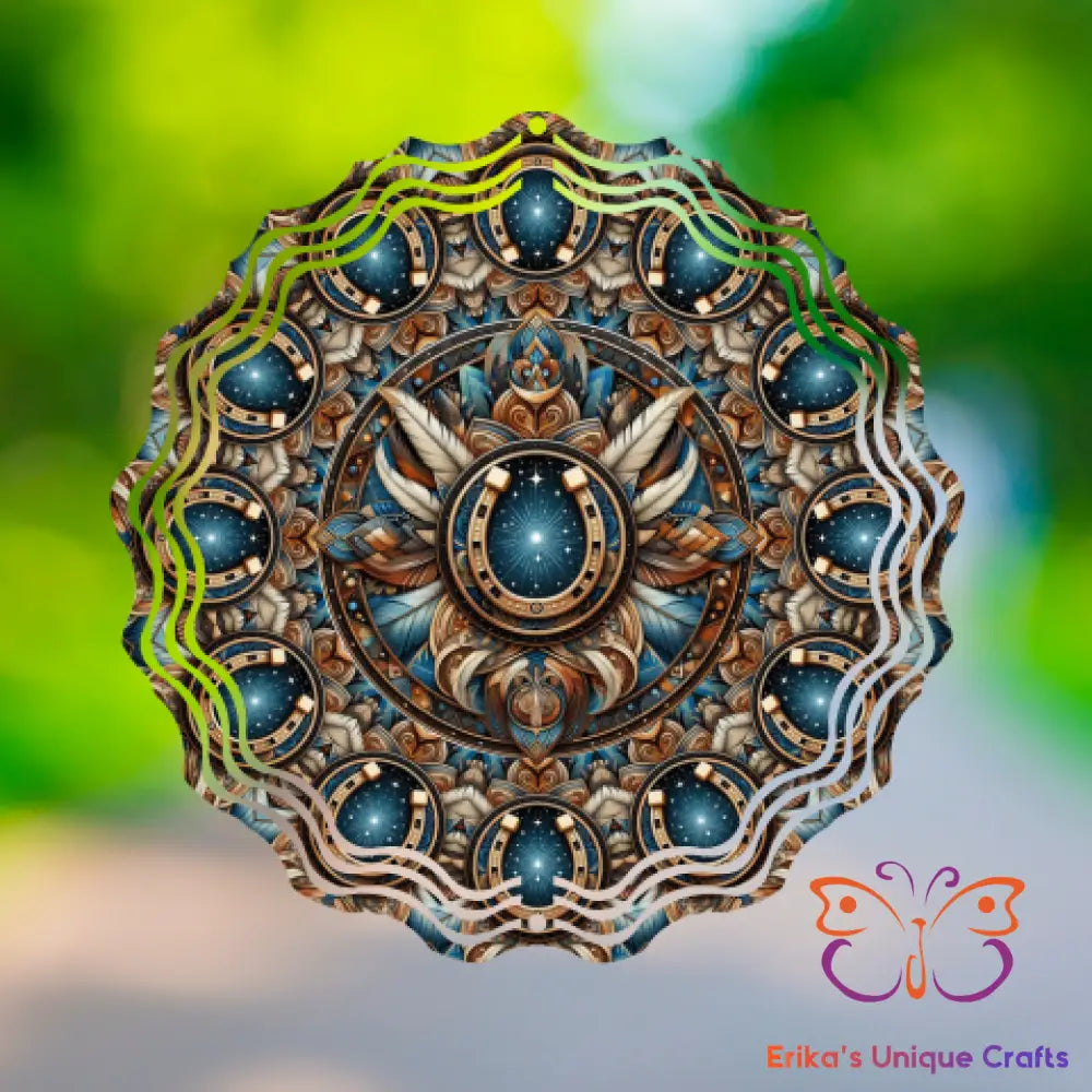 Lucky Horseshoe Wind Spinner Wind Spinner