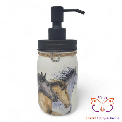 Mason Jar Soap Dispensers 3 Horses Soap Dispenser