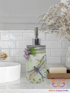 Mason Jar Soap Dispensers Colorful Dragonfly Soap Dispenser