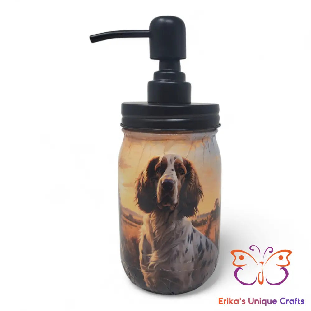 Mason Jar Soap Dispensers English Springer Spaniel Soap Dispenser