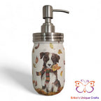 Mason Jar Soap Dispensers Fall Border Collie Soap Dispenser