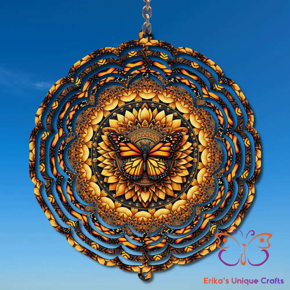 Monarch Butterfly Wind Spinner Wind Spinner