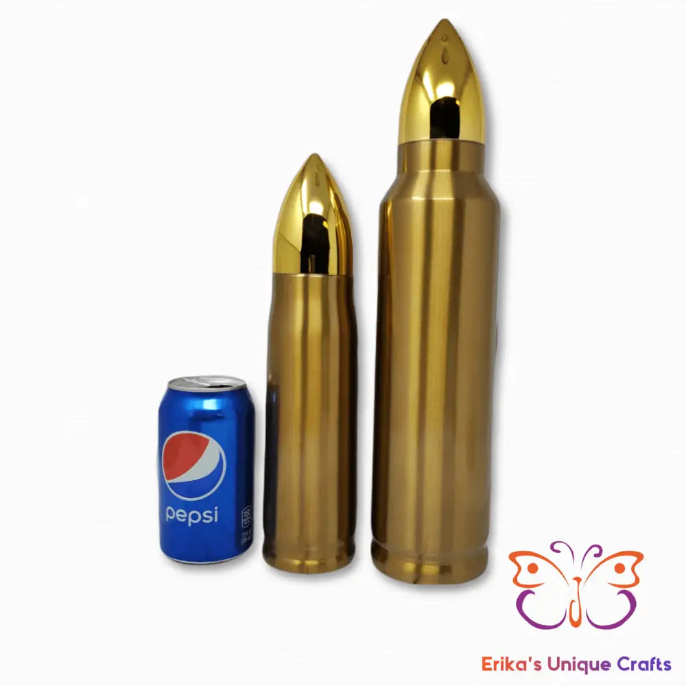 Mule Deer and Flag Bullet Thermos - Erikas Crafts