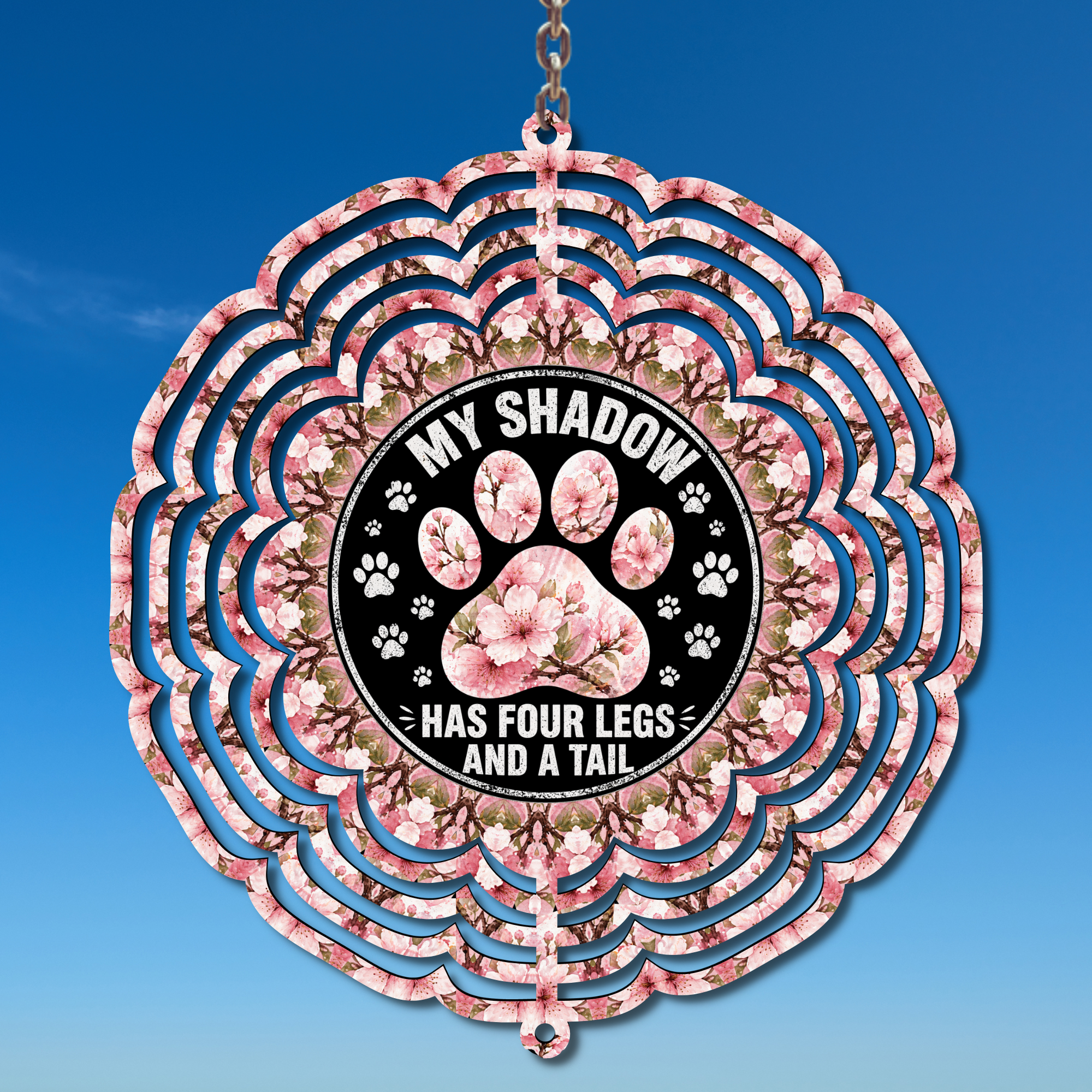 My Shadow Has Four Legs Wind Spinner