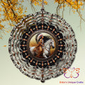 Native Warrior Woman Wind Spinner Wind Spinner
