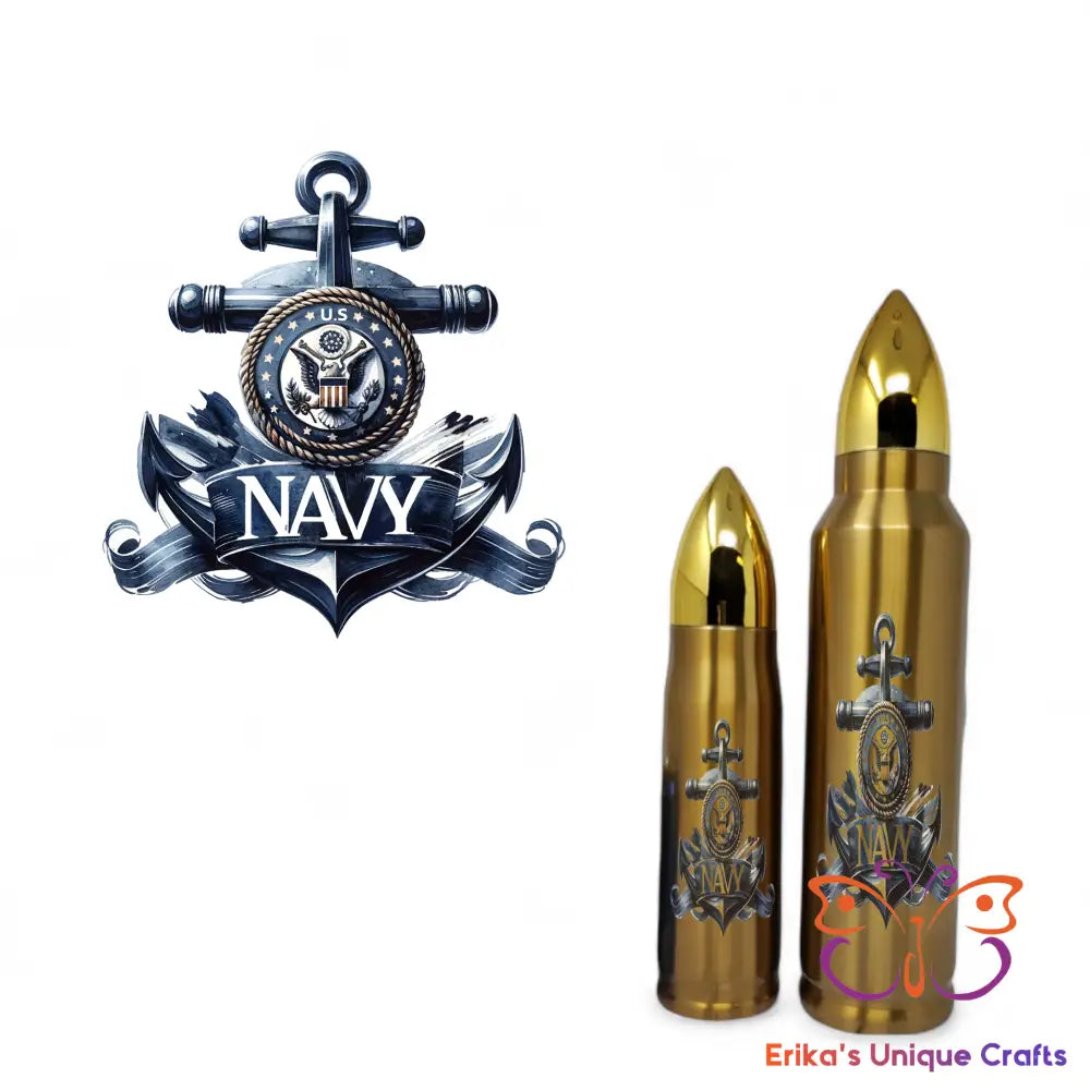 Navy Anchor Bullet Thermos Bullet Thermos