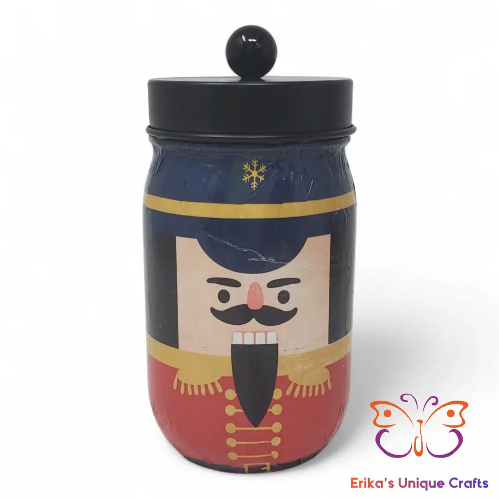 Nutcracker Mason Jar Apothecary Lid Apothecary Jar