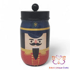 Nutcracker Mason Jar Apothecary Lid Apothecary Jar
