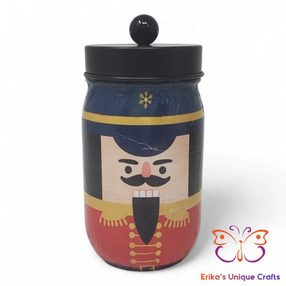 Nutcracker Mason Jar Apothecary Lid Apothecary Jar