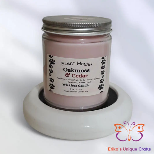 Oakmoss and Cedar Wax Melt Jar Wax Melt Jar