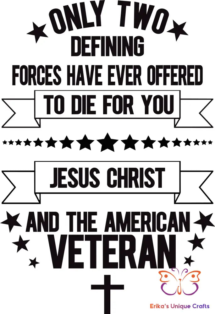 Only Two Defining Forces Veteran Bullet Thermos Bullet Thermos