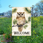 Forest Owl Garden Flag - Garden Flag