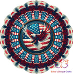 Patriotic Eagle Wind Spinner Wind Spinner