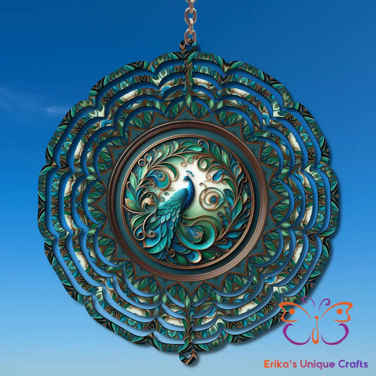 Peacock Quilling Wind Spinner Wind Spinner