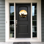 Peaking Cats Round Hanging Door Sign - Door Sign