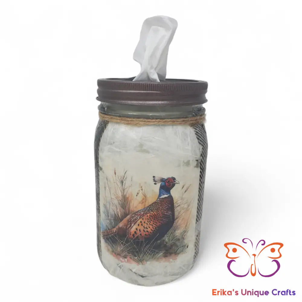 Pheasant Mason Jar Mason Jar