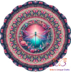 Pink Dragonfly Wind Spinner Wind Spinner