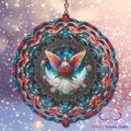 Poinsettia Angel Wind Spinner Wind Spinner