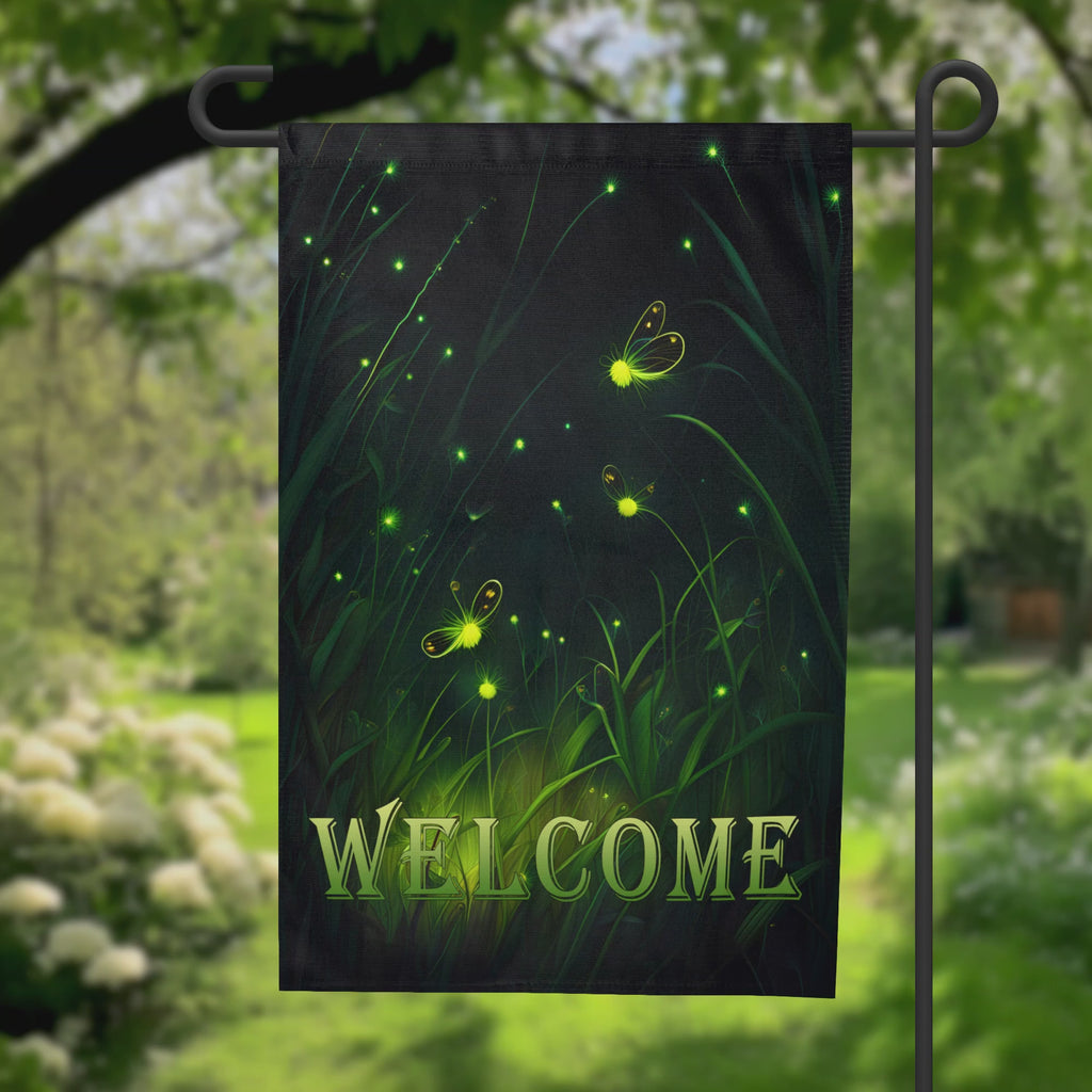 Fireflies Garden Flag