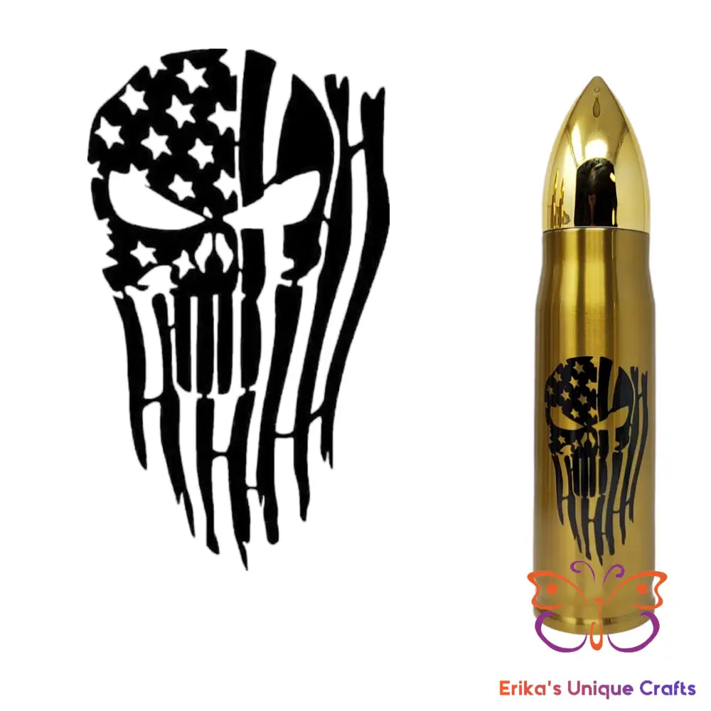 Punisher American Flag Bullet Thermos Bullet Thermos