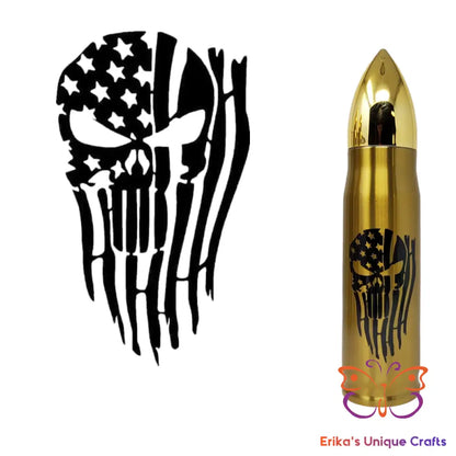 Punisher American Flag Bullet Thermos Bullet Thermos