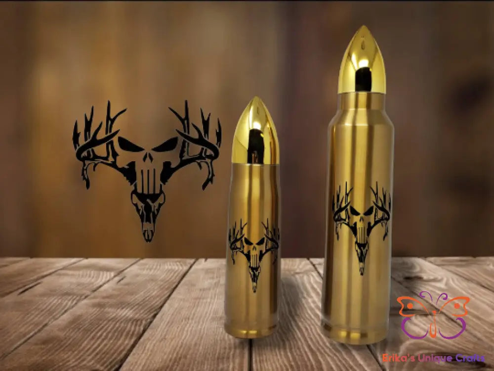 Punisher Buck Skull Bullet Thermos Bullet Thermos